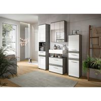 MID.YOU KÚPEĽŇA biela s vysokým leskom