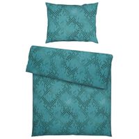 Estella POSTEĽNÁ BIELIZEŇ, makosatén, zelená, 140/200 cm