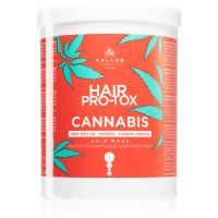 Kallos Hair Pro-Tox Cannabis regeneracijska maska za lase s konopljinim oljem 1000 ml