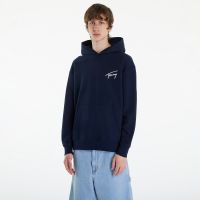 Bluza Tommy Jeans Relaxed Signature Hoodie Blue XL