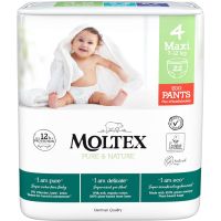 Moltex Pure & Nature Maxi Size 4 одноразові підгузки-трусики 7-12 kg 22 кс