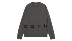 Carhartt WIP Felt Script Sweat Black Pánske - Mikiny a mikiny s kapucou Carhartt WIP - Čierna - I034041_00E_GD-XL - Size: XL