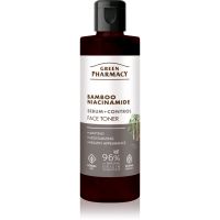 Green Pharmacy Bamboo & Niacinamide Face Toner активний тонік для жирної шкіри 200 мл