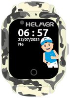 Helmer Chytré dotykové hodinky s GPS lokátorom a fotoaparátom - LK 710 4G sivé