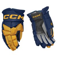 Rukavice CCM Jetspeed FT8 SR, tmavo modrá-žltá, Senior, 13"