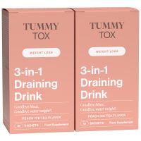 3-in-1 Draining Drink: Entwässerungsdrink (Pfirsich) – 2 Packungen