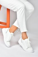 Fox Shoes White Stone Detailed Casual Sports Shoes Sneakers