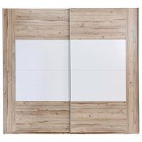 Ti'me ŠAT. SKRIŇA S POSUV. DVERAMI, biela, farba duba, 220,1/209,7/61,2 cm