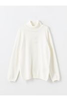 LC Waikiki Turtleneck Basic Long Sleeve Girl's Knitwear Sweater