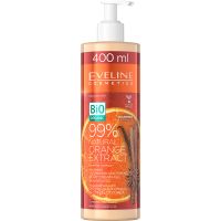 Eveline Cosmetics Bio Organic Natural Orange Extract hranilna in učvrstitvena krema za telo z grelnim učinkom 400 ml