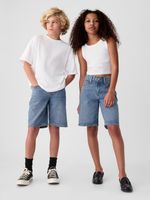 GAP '90s Kinder Shorts Blau