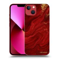 Silikónový prehľadný obal pre Apple iPhone 13 - Red