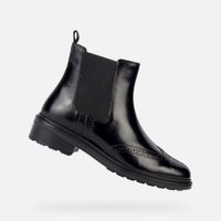 Czarne botki damskie Geox Walk Pleasure