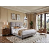 MID.YOU BOXSPRINGOVÁ POSTEĽ, 120/200 cm, sivá