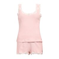 Női pizsama Tommy Hilfiger Rózsaszín (UW0UW06215 TQN) M