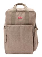 LEVI'S ® Ruksak 'Large L-Pack Backpack'  siva / krvavo crvena / bijela