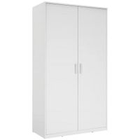 Xora ŠATNÍ SKŘÍŇ S OTOČNÝMI DVEŘMI, bílá, 106/194/54 cm