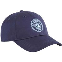Puma MANCHESTER CITY FC ESSENTIALS CAP Шапка с козирка, синьо, размер UNI