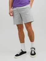 Light grey men's heather sweatpants basic shorts Jack & Jones New Basic