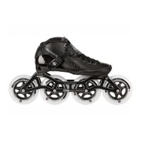 Kolieskové korčule Powerslide Core Performance Black, 4x, 100, 37