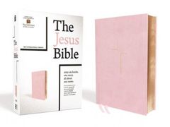 Jesus Bible, NIV Edition, Leathersoft over Board, Pink, Comfort Print