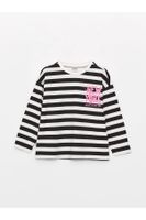 LC Waikiki Crew Neck Striped Long Sleeve Girl's T-Shirt