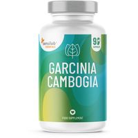 Garcinia Cambogia 1800 mg und 60% HCA - 90 Hochdosiert Abnehmen Kapseln - Appetitzügler und Fatburner - Hergestellt in der EU