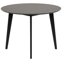 MID.YOU JEDÁLENSKÝ STÔL, dub, kaučukové drevo, čierna, 105/105/76 cm