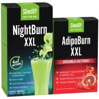 Flacher Bauch 24/7 [30-Tage Paket]: Verbrannt Bauchfett Tag und Nacht | Tag-Fatburner: AdipoBurn und Nacht-Fatburner NightBurn | SlimJOY