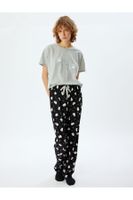 Koton Pajama Set Printed Short Sleeve T-Shirt and Bottoms