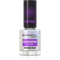 Rimmel Holographic горен лак за нокти с блясък 12 мл.