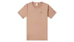 Champion Crewneck T-Shirt - Pánske - Tričko Champion - Hnedé - 216545-MS036 - Veľkosť: M