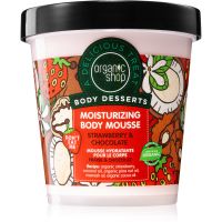 Organic Shop Body Desserts Strawberry & Chocolate пяна за тяло с хидратиращ ефект 450 мл.