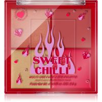 I Heart Revolution Sweet Chilli Blush & Highlight Quad Rouge- und Highlighter-Palette 4x0.9 g