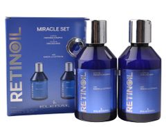 Darčeková sada na hydratáciu suchých vlasov Kléral System Retinoil Miracle Set - šampón 150 ml + maska 150 ml + darček zadarmo