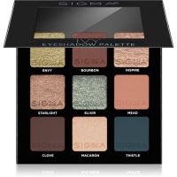 Sigma Beauty Eyeshadow Palette Ivy paleta senčil za oči 9 g