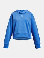 Under Armour UA Rival Fleece Crop Hoodie Mikina dětská Modrá