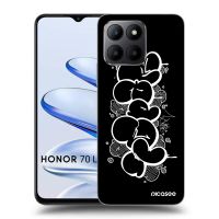 Silikónový čierny obal pre Honor 70 Lite - Throw UP