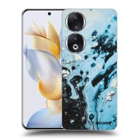 Silikónový čierny obal pre Honor 90 5G - Organic blue