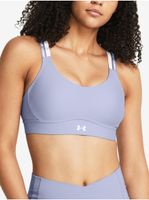 Fialová dámská sportovní podprsenka Under Armour UA Infinity Mid 2.0 Rib Bra