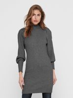 Tmavě šedé žebrované svetrové šaty ONLY Katia - Dámské