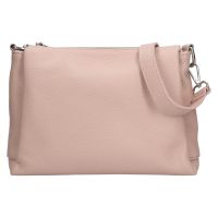 Női bőr crossbody kézitáska Italia Tamara - világos rózsaszín