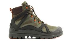 Palladium Pampa Lite+ Cage WP+ Olive Night Pánske - Topánky Palladium - Zelená - 08845-325-M-9.5 - Size: 9.5