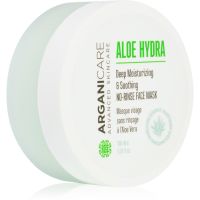 Arganicare Aloe Hydra No-Rinse Face Mask globinsko vlažilna maska s pomirjajočim učinkom 150 ml