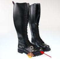NEVERMIND Stiefel - 30 Loch - BLACK POLIDO - BESCHÄDIGT 39