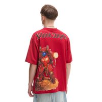 Cropp - Majica s potiskom Warhammer - rdeča