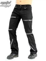 spodnie męskie Black Pistol - Destroy Pants Denim Black - B-1-20-001-00 28