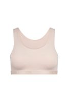 Nikola girl's bra with wide straps - powder