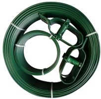 Sada drôtov Strend Pro, na pletivo Pwire.mc PVC, napínací  L-100 m a viazací L-25 m drôt, 4x napínač drôtu