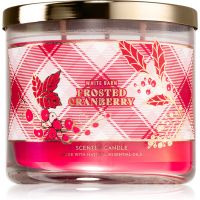 Bath & Body Works Frosted Cranberry ароматна свещ 411 гр.